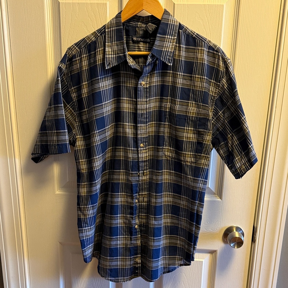 Vintage Plaid Button Up